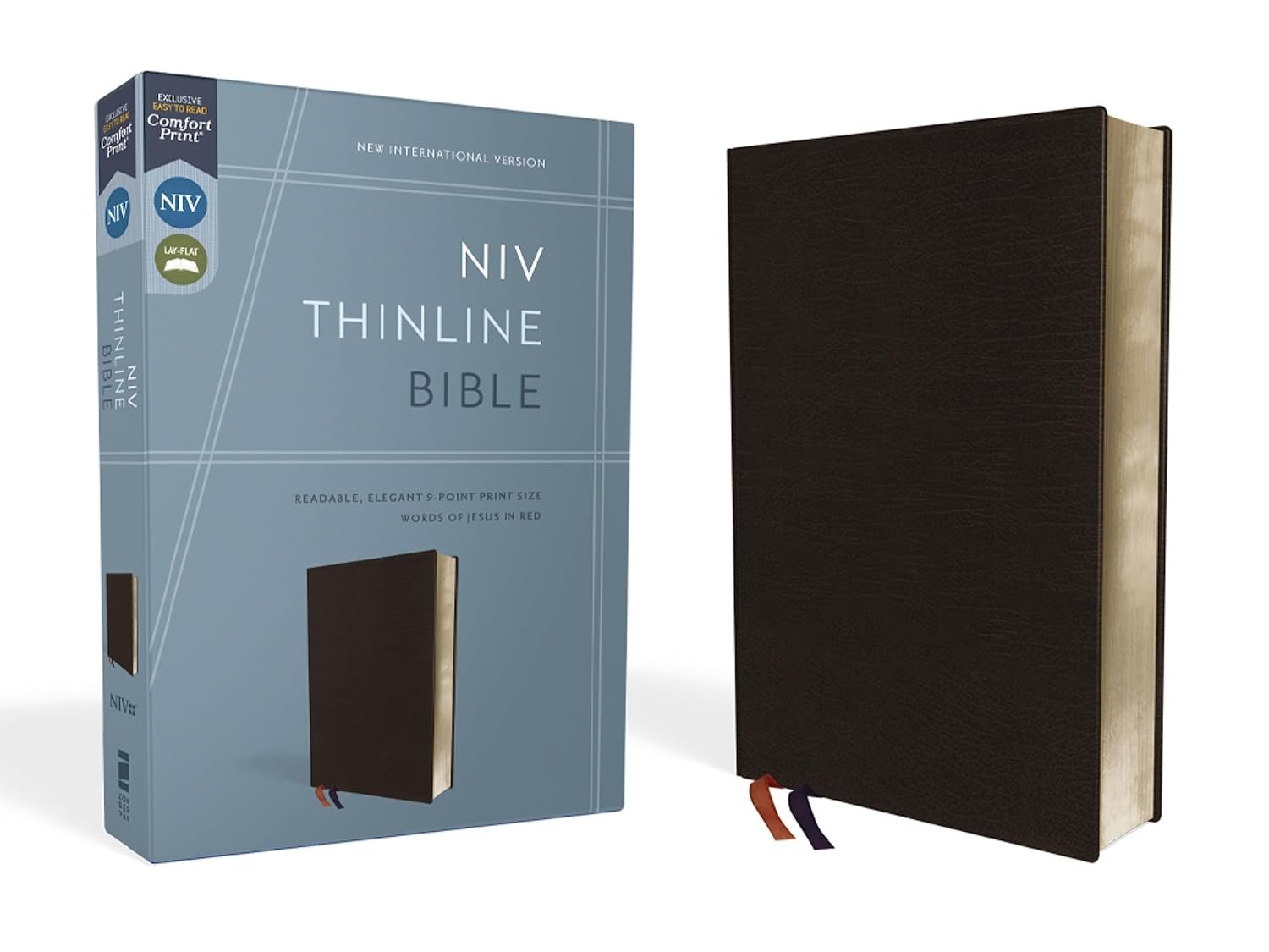 NIV THINLINE BIBLE BLACK