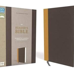 NIV, Reader's Bible, Cloth over Board, Gold/Gray