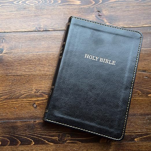KJV Holy Bible: Large Print Thinline, Black Leathersoft, Red Letter, Comfort Print: King James Version - Image 3