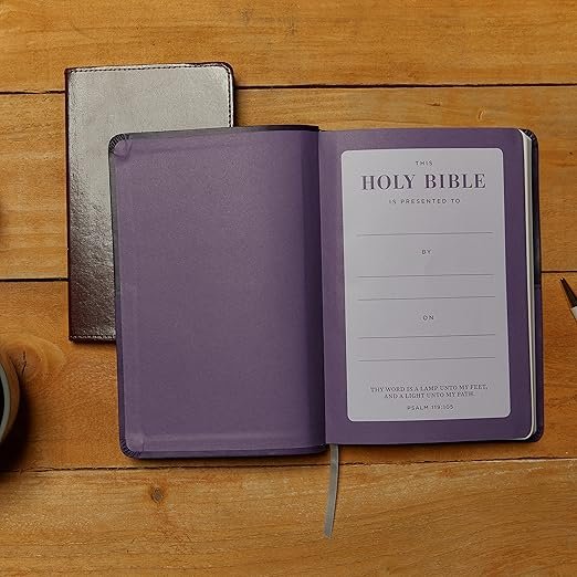 KJV Holy Bible: Large Print Thinline, Black Leathersoft, Red Letter, Comfort Print: King James Version - Image 2