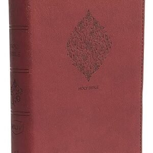 NKJV, Reference Bible, Compact Large Print, Leathersoft, Burgundy, Red Letter, Comfort Print: Holy Bible, New King James Version