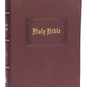 KJV Holy Bible: Large Print Thinline, Brown Leathersoft, Red Letter, Comfort Print: King James Version