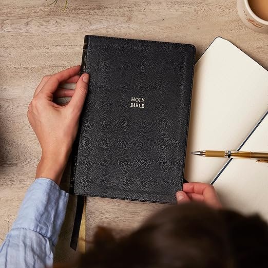 KJV Holy Bible: Paragraph-style Large Print Thinline with 43,000 Cross References, Black Leathersoft, Red Letter, Comfort Print: King James - Image 2