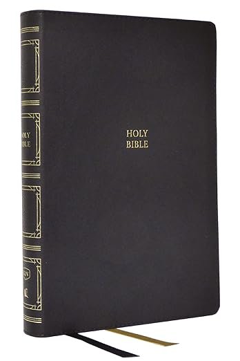 KJV Holy Bible: Paragraph-style Large Print Thinline with 43,000 Cross References, Black Leathersoft, Red Letter, Comfort Print: King James