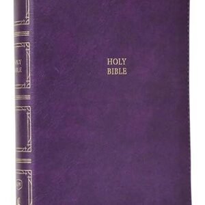 KJV Holy Bible: Paragraph-style Large Print Thinline with 43,000 Cross References, Purple Leathersoft, Red Letter, Comfort Print: King James Version