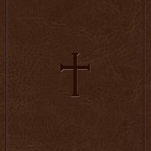KJV Holy Bible/Super Giant Print Reference Bible/Words of Christ in red/Brown