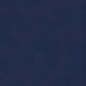 KJV Single-Column Personal Size Bible, Navy LeatherTouch, Red Letter, Pure Cambridge Text, Presentation Page, Full-Color Maps, Easy-to-Read Bible MCM Type