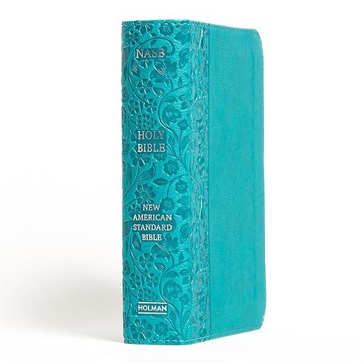 NASB Compact Reference Bible, Teal LeatherTouch, Red Letter, Presentation Page, Cross-References, Full-Color Maps, Easy-to-Read Bible Karmina Type - Image 3