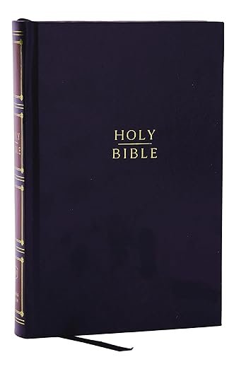 KJV Holy Bible: Compact Bible with 43,000 Center-Column Cross References, Black Hardcover, Red Letter, Comfort Print: King James Version