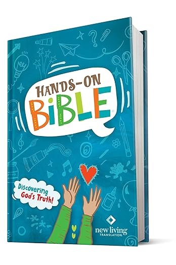 NLT Hands-On Bible for Kids, 3rd Edition (Hardcover): Full-Color, Family Activities, Amazing Facts, Charts, and Maps