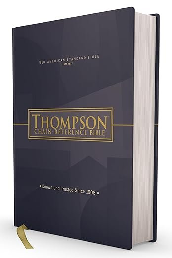NASB, Thompson Chain-Reference Bible, Hardcover, Red Letter, 1977 Text Hardcover – June 8, 2021