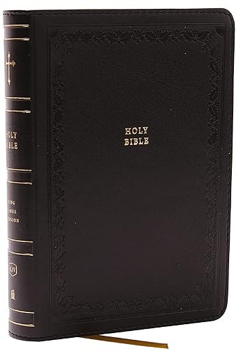 KJV Holy Bible: Compact with 43,000 Cross References, Black Leathersoft, Red Letter, Comfort Print: King James Version