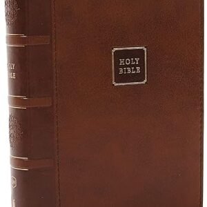 KJV Holy Bible: Compact with 43,000 Cross References, Brown Leathersoft, Red Letter, Comfort Print: King James Version