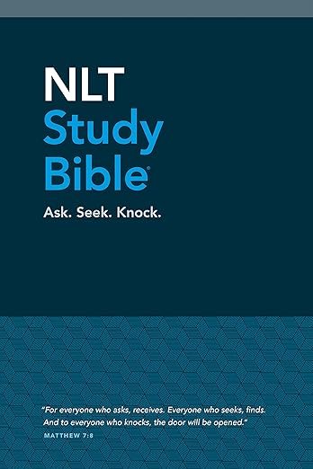 NLT Study Bible (Hardcover Cloth, Blue, Red Letter)