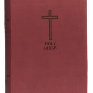 KJV Value Thinline Bible (Large Print, Burgundy Imitation Leather)