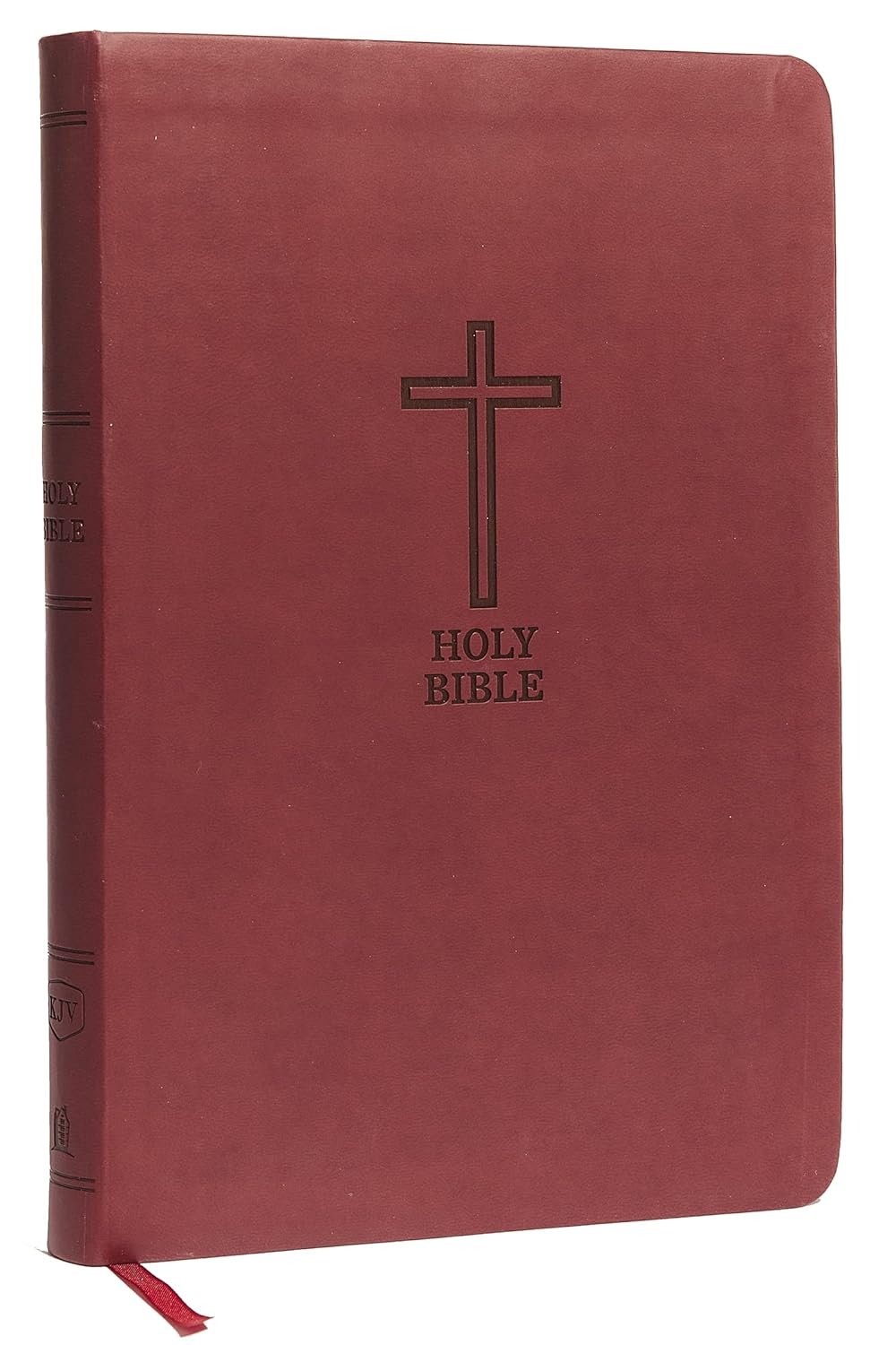 KJV Value Thinline Bible (Large Print, Burgundy Imitation Leather)