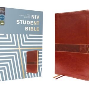 NIV, Comfort Print Student Bible (Brown Leathersoft)