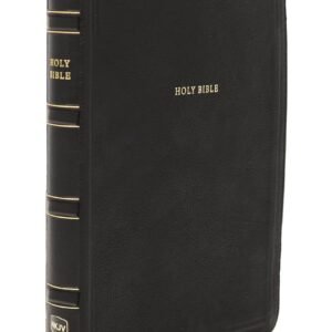 NKJV, Deluxe Thinline Reference Bible (Black Leathersoft)