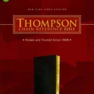 NKJV, Thompson Chain-Reference Bible (Black Bonded Leather)