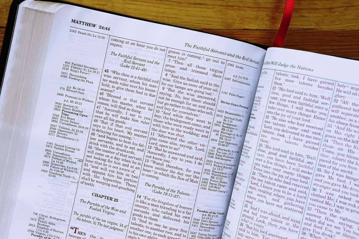 NKJV, Thompson Chain-Reference Bible (Black Bonded Leather) - Image 5