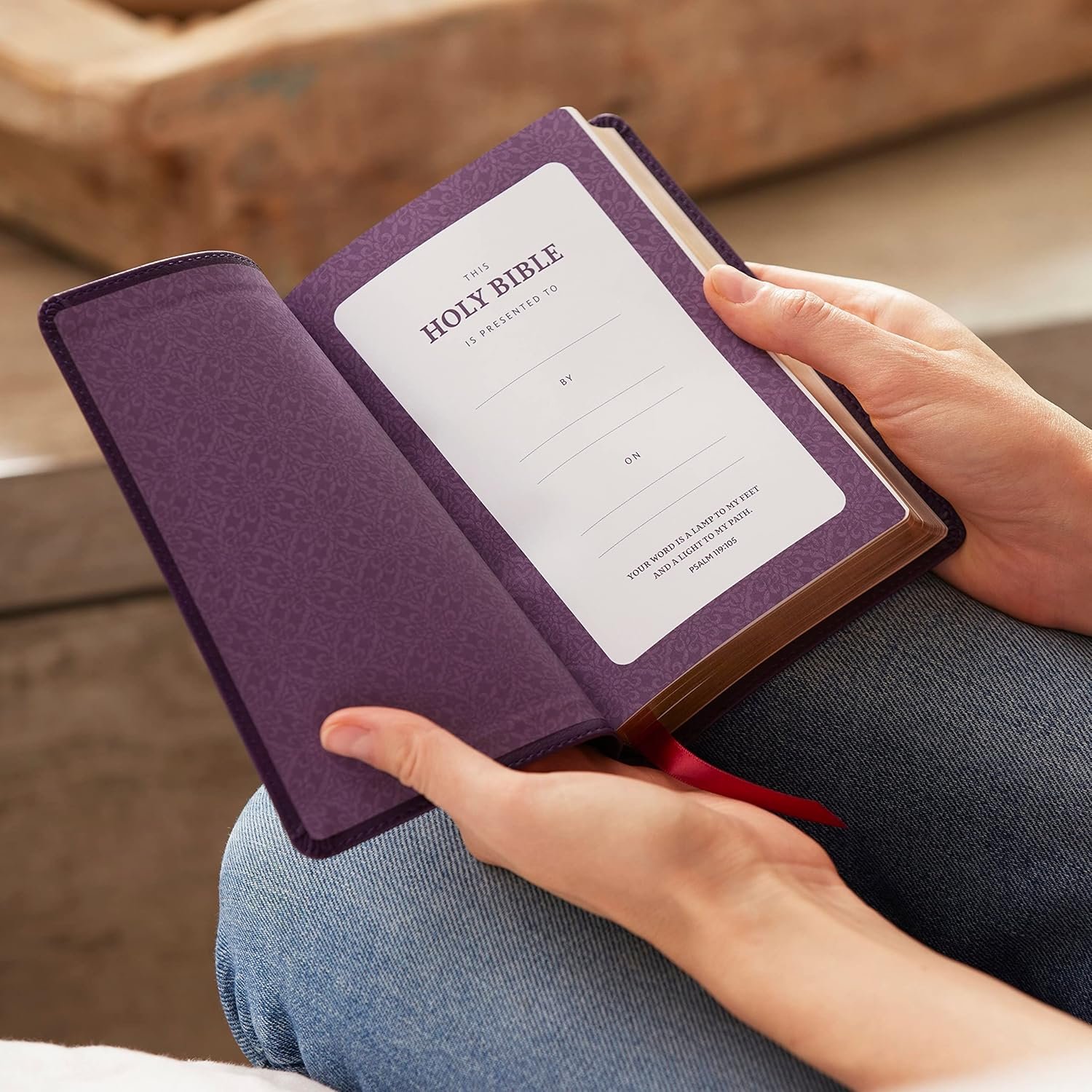 NKJV, Compact Reference Bible (Purple Leathersoft) - Image 2