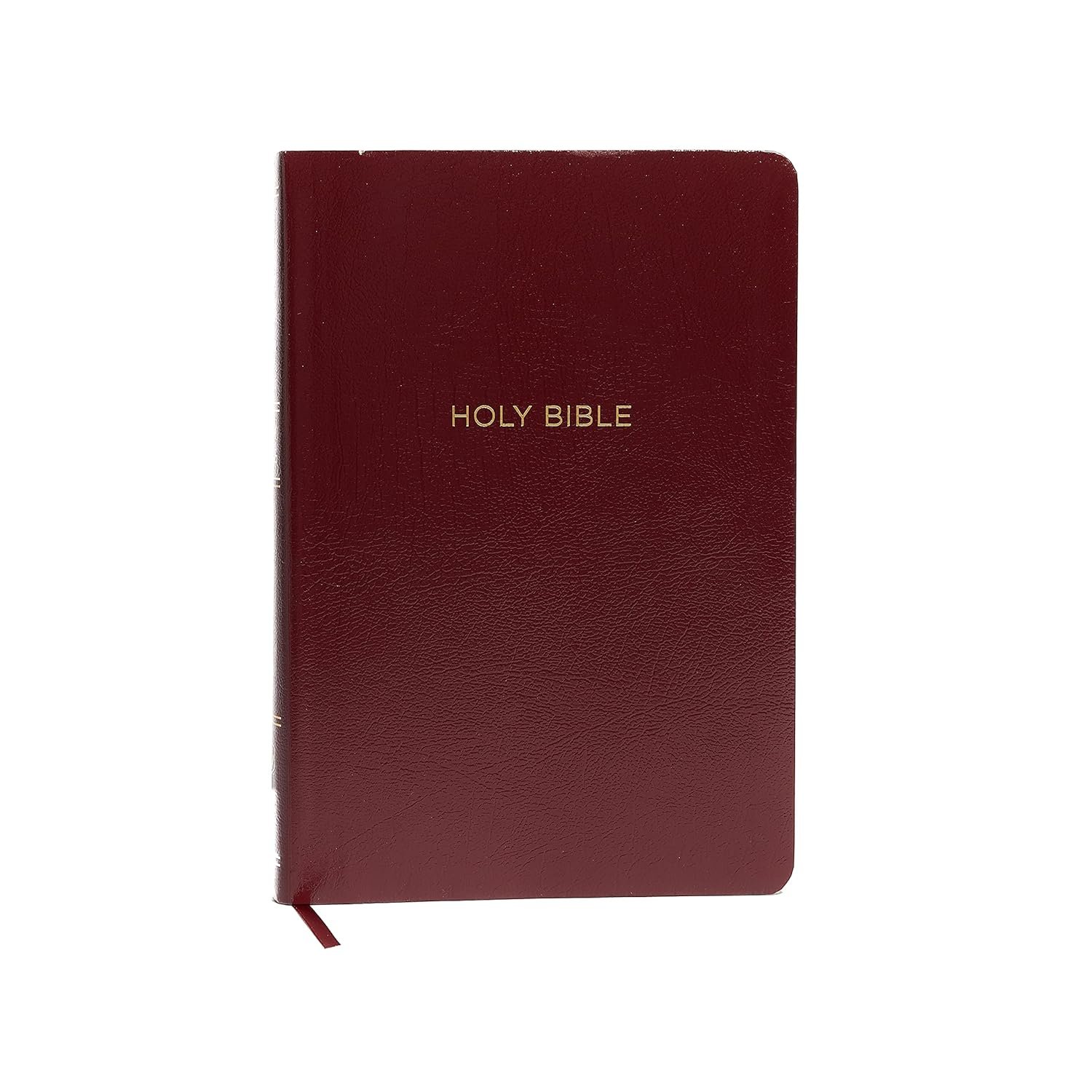 NKJV Giant Print Center-Column Ref Bible (Thumb Indexed, Burgundy Leatherflex) - Image 2