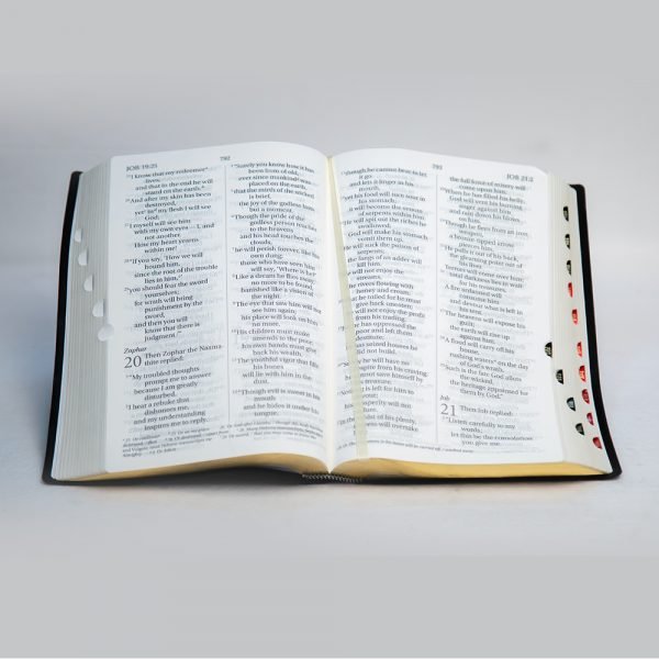 NIV GP Bible, Thumb Index Gold Gilt Edges Black - Image 4