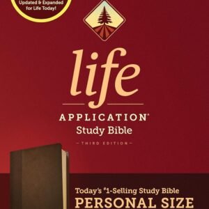 NIV Life Application Study Bible, Third Edition, Personal Size (Leatherlike, Dark Brown/Brown)