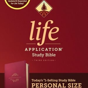 NIV Life Application Study Bible, Third Edition, Personal Size (Leatherlike, Berry)