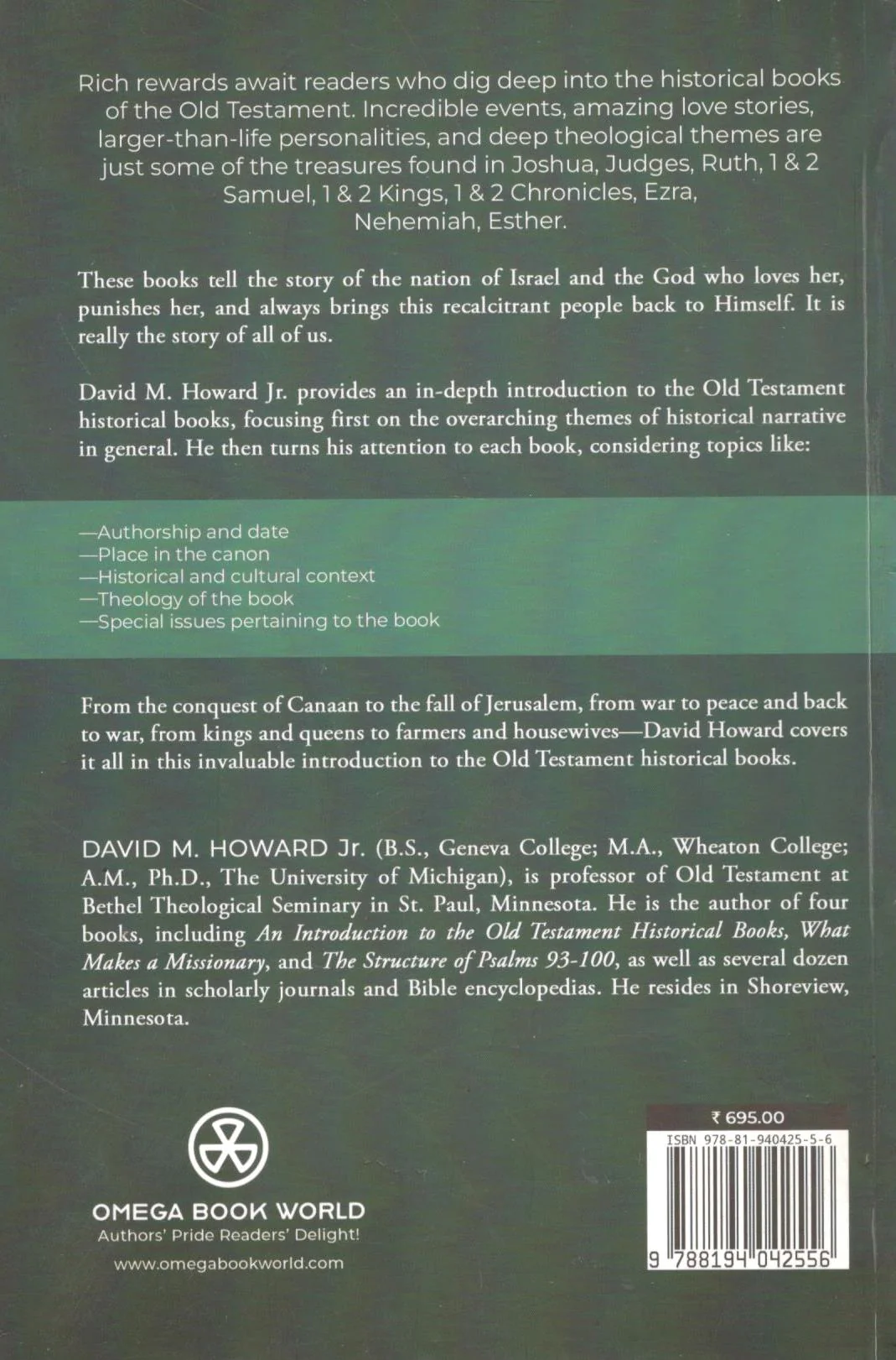 AN INTRODUCTION TO THE OLD TESTAMENT (HISTORICAL BOOKS) - Image 3